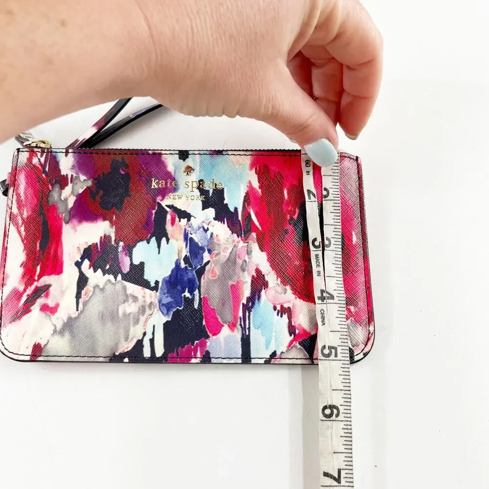 Kate Spade Wristlet Wallet Floral Pink Multi